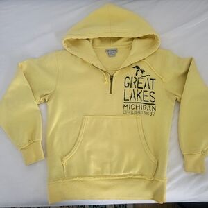 Great Lakes Michigan Yellow Hoodie